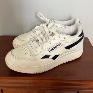 Reebok Classic White and Black Trainers